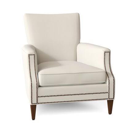 Carlitos 32x22 Wide Down Cushion Armchair Body Fabric: Spinnsol Natural