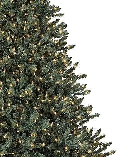 Balsam Hill Blue Spruce Artificial Christmas Tree, 7.5 Feet, Clear