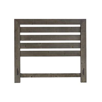 Lockridge Slat Headboard Size: Queen, Color: Distressed Dark Gray
