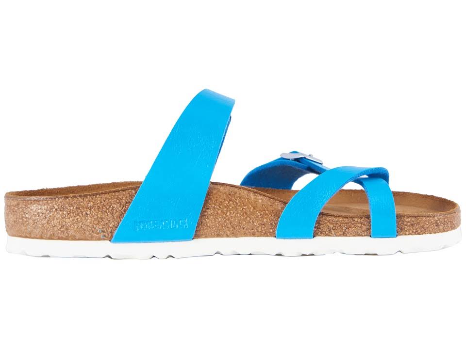 Birkenstock Women Mayari Birko Flor, Size: 42, Graceful Ocean