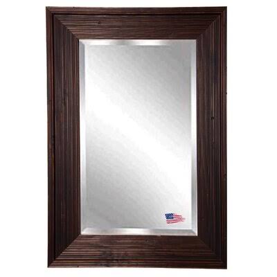 Darby Home Co Wall Mirror - Size: 35.75x22 H x 29.75x22 W x 0.75x22 D, Finish: Brown