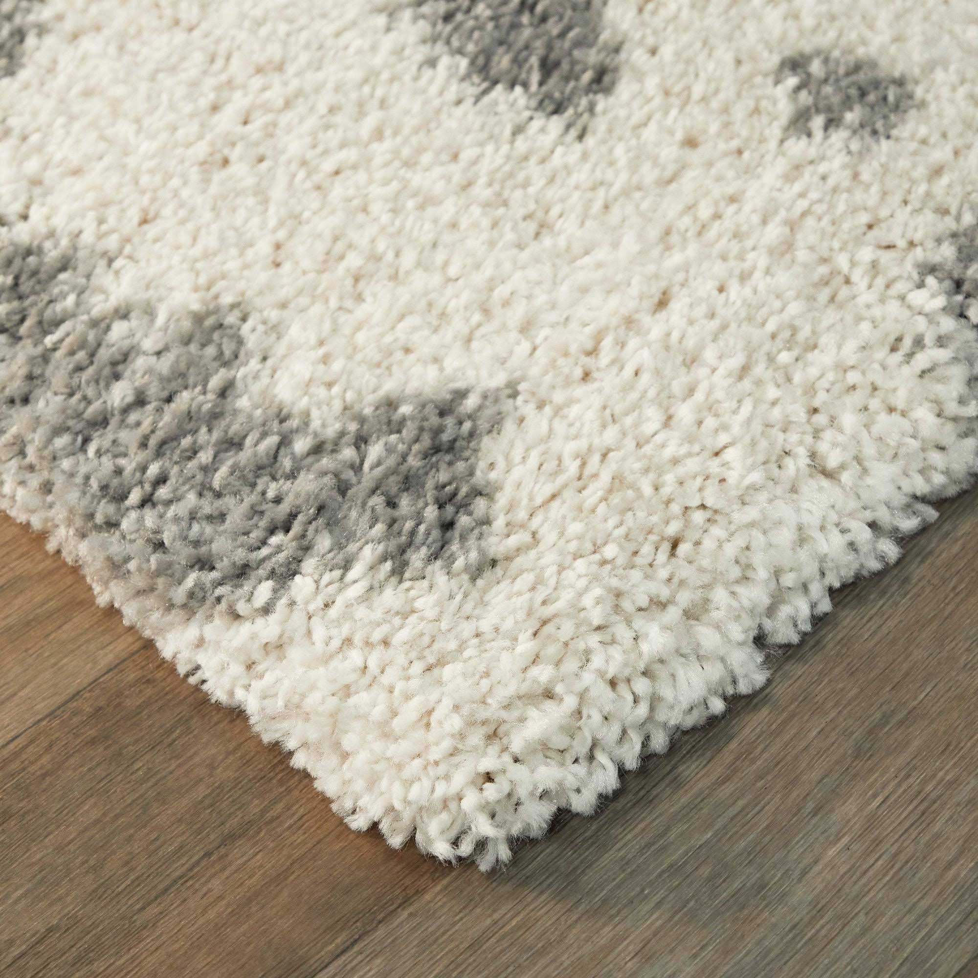 BALTA Sarasota Grey 5 ft. x 7 ft. Coastal Shag Area Rug