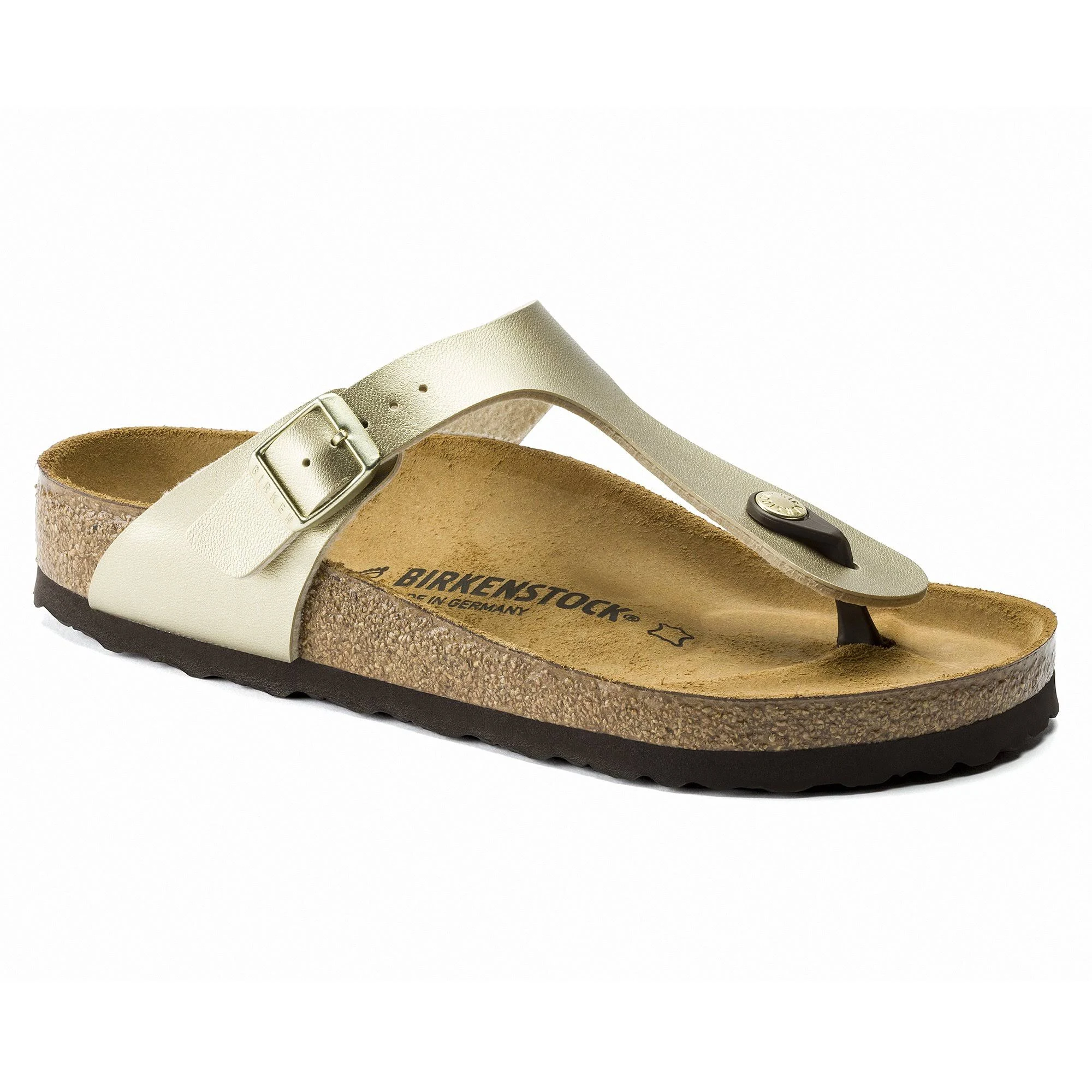 Birkenstock Women's Gizeh Birko-Flor Gold / 36