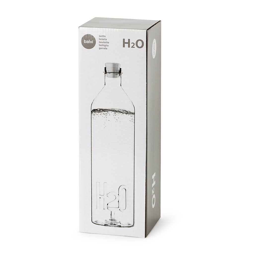 Balvi - Bottle H2O 1.2 L Borosilicate