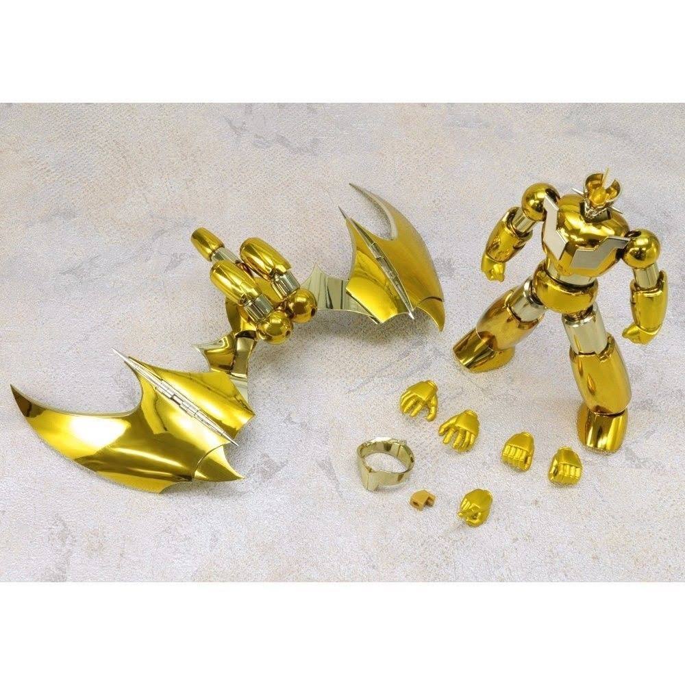 New Super Robot Chogokin Shin Mazinger Z Gold Ver Figure Bandai Tamashii Nation