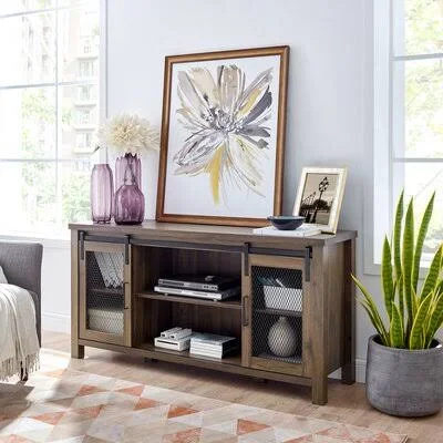 Soham TV Stand for TVs Up to 65 Inches Gracie Oaks Color: Dark Walnut