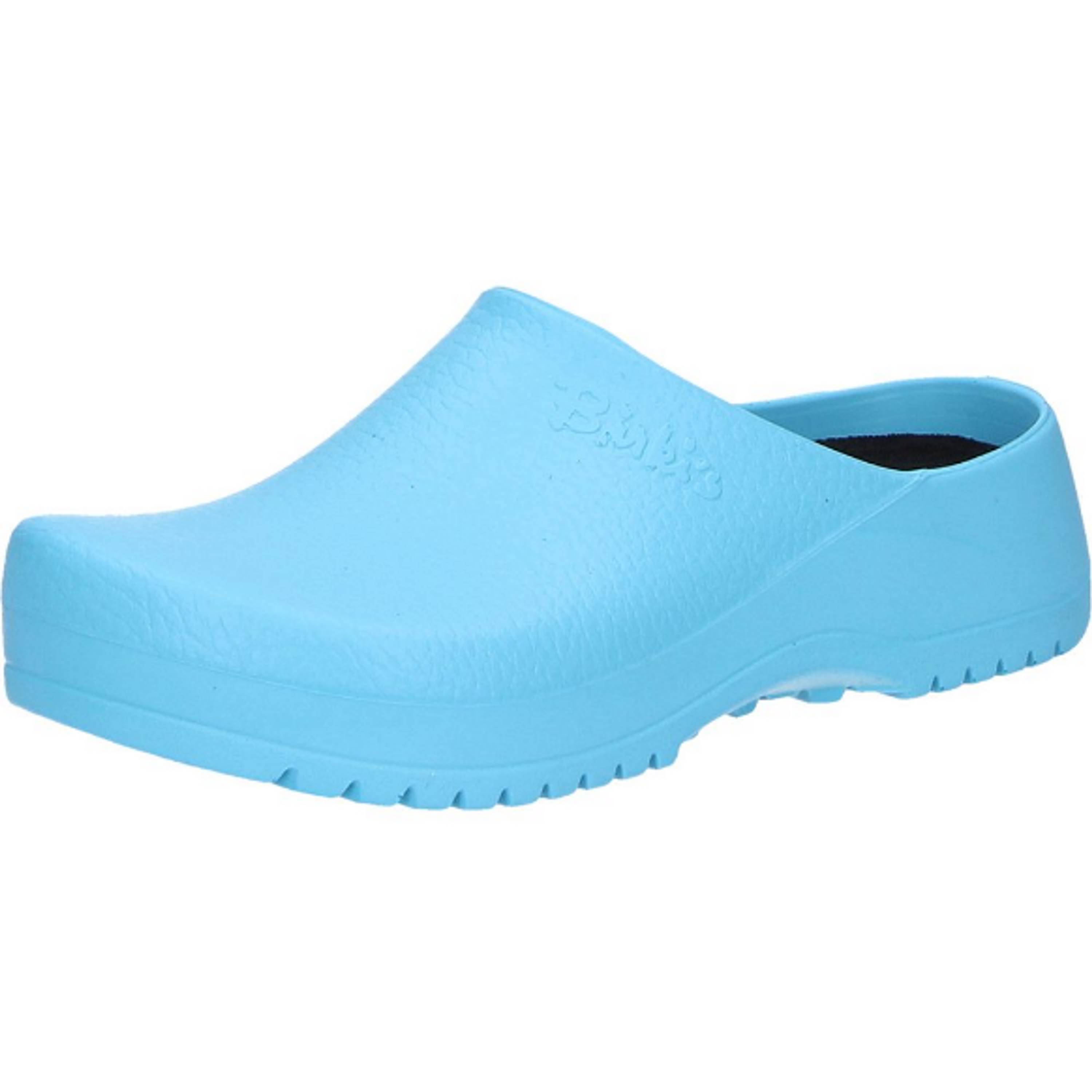 Birkenstock Super-Birki Polyurethane Light Blue Clogs for Medical Professionals - Designed to Maintain Safety Standards