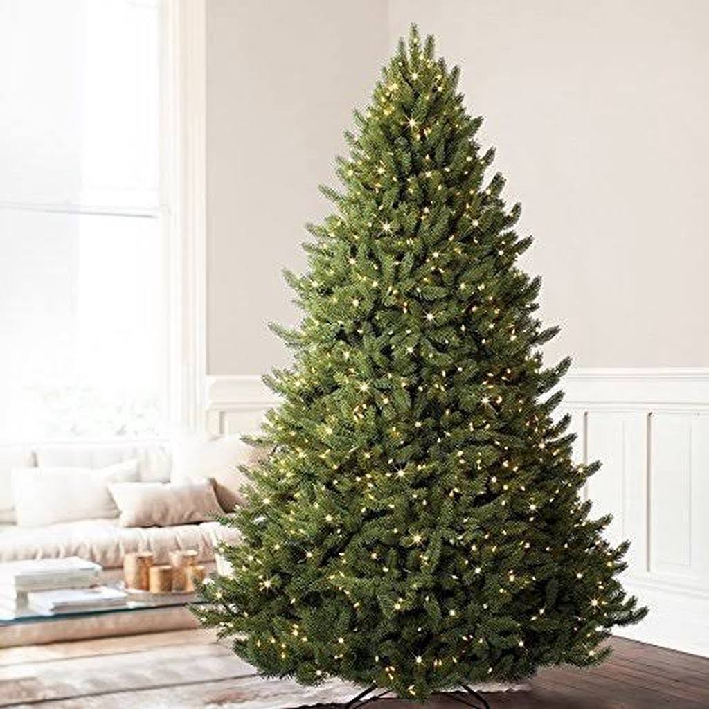 Balsam Hill Vermont White Spruce Premium Prelit Artificial Christmas Tree, 6.5 Feet, Clear Lights