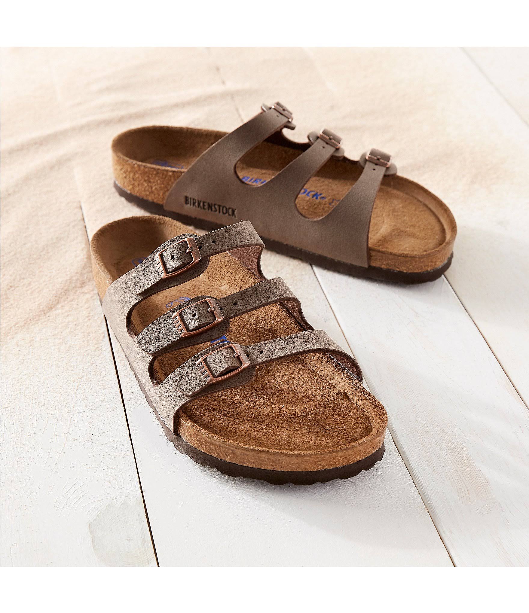 Birkenstock Women's Florida Soft Footbed Sandals, Size: 7.0, Brown