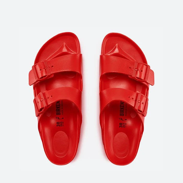 Birkenstock Arizona Essentials Eva Active Red Two-Strap Sandals