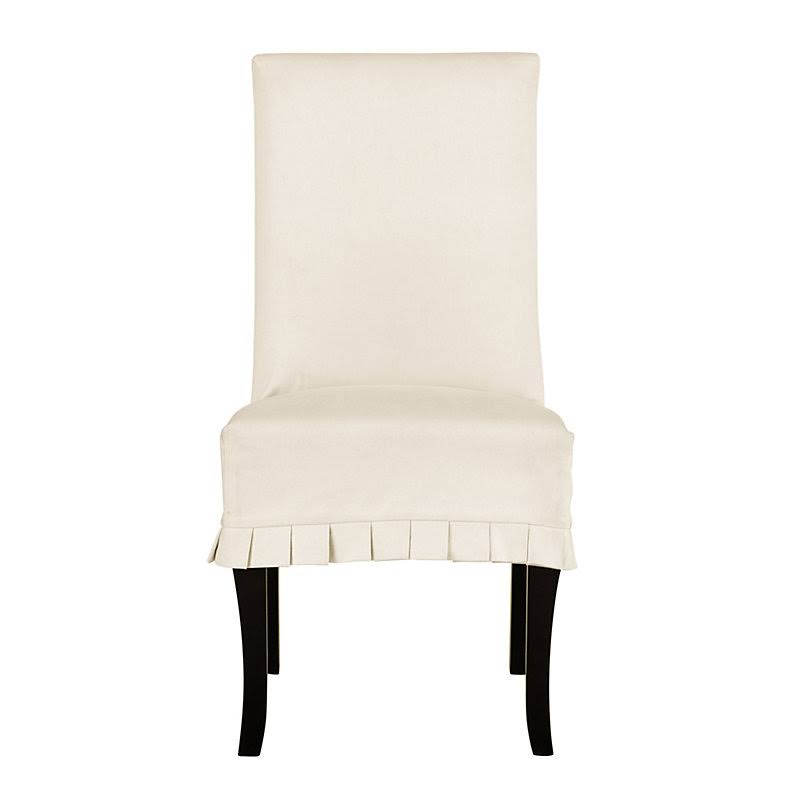 Couture Chair - Ballard Essential Pleated Slipcover White Quilted - Ballard Designs
