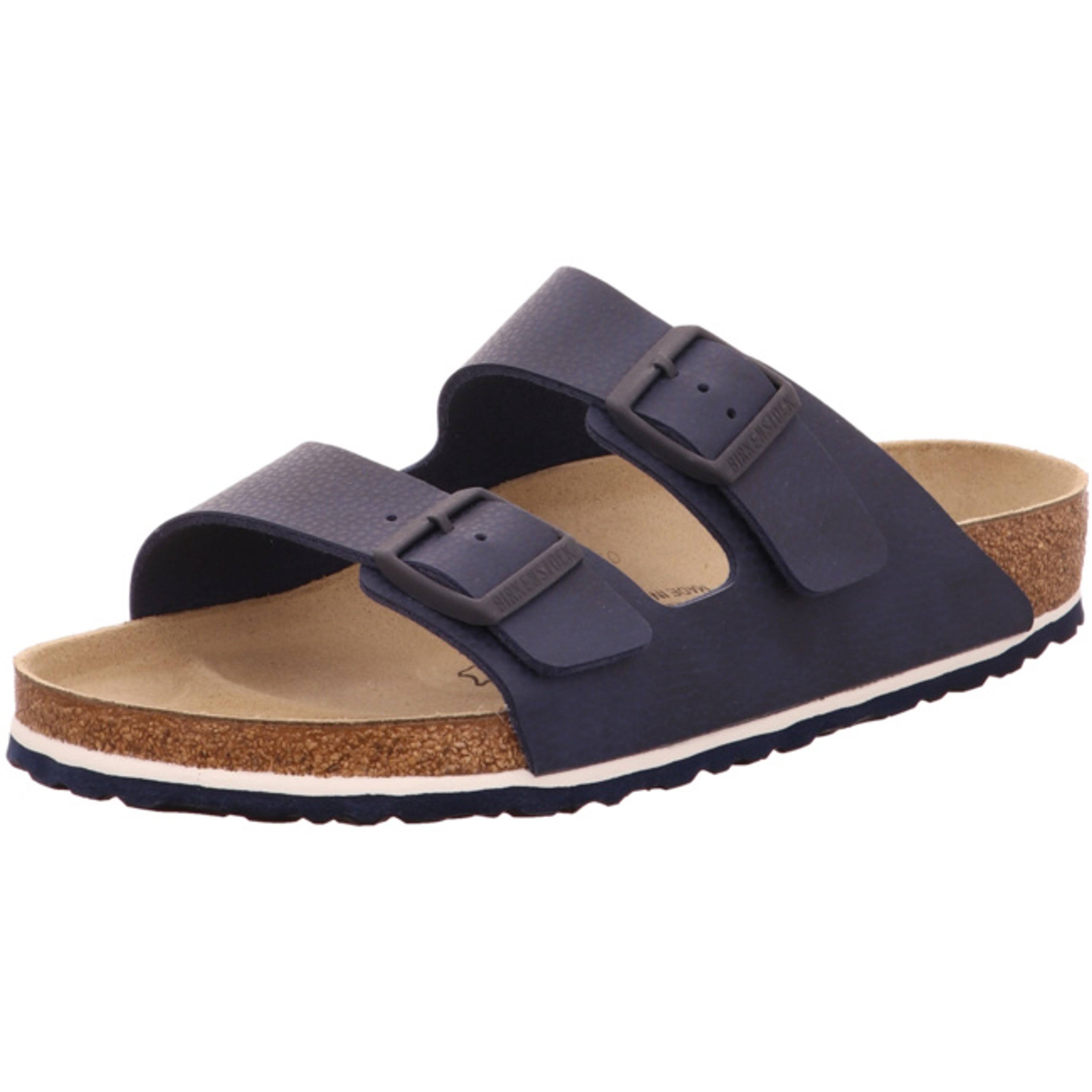 Birkenstock Arizona Birko Flor Regular Sandals - Desert Soil Blue