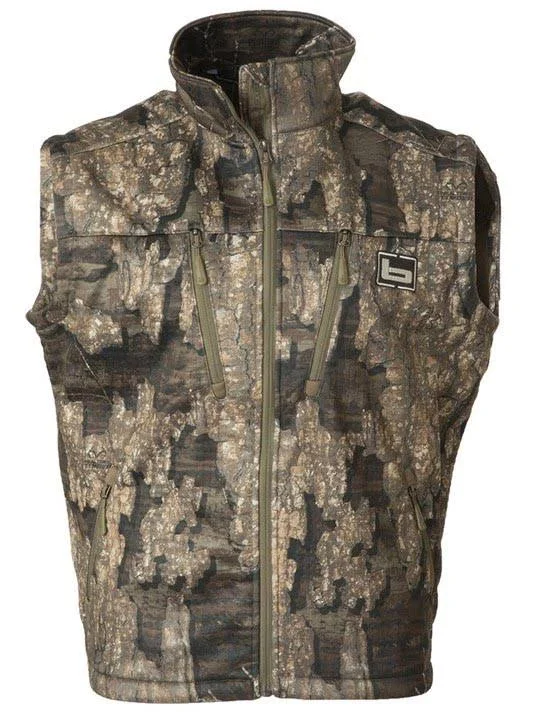 Banded Mid Layer Fleece Vest, Mens, Realtree Timber, Medium