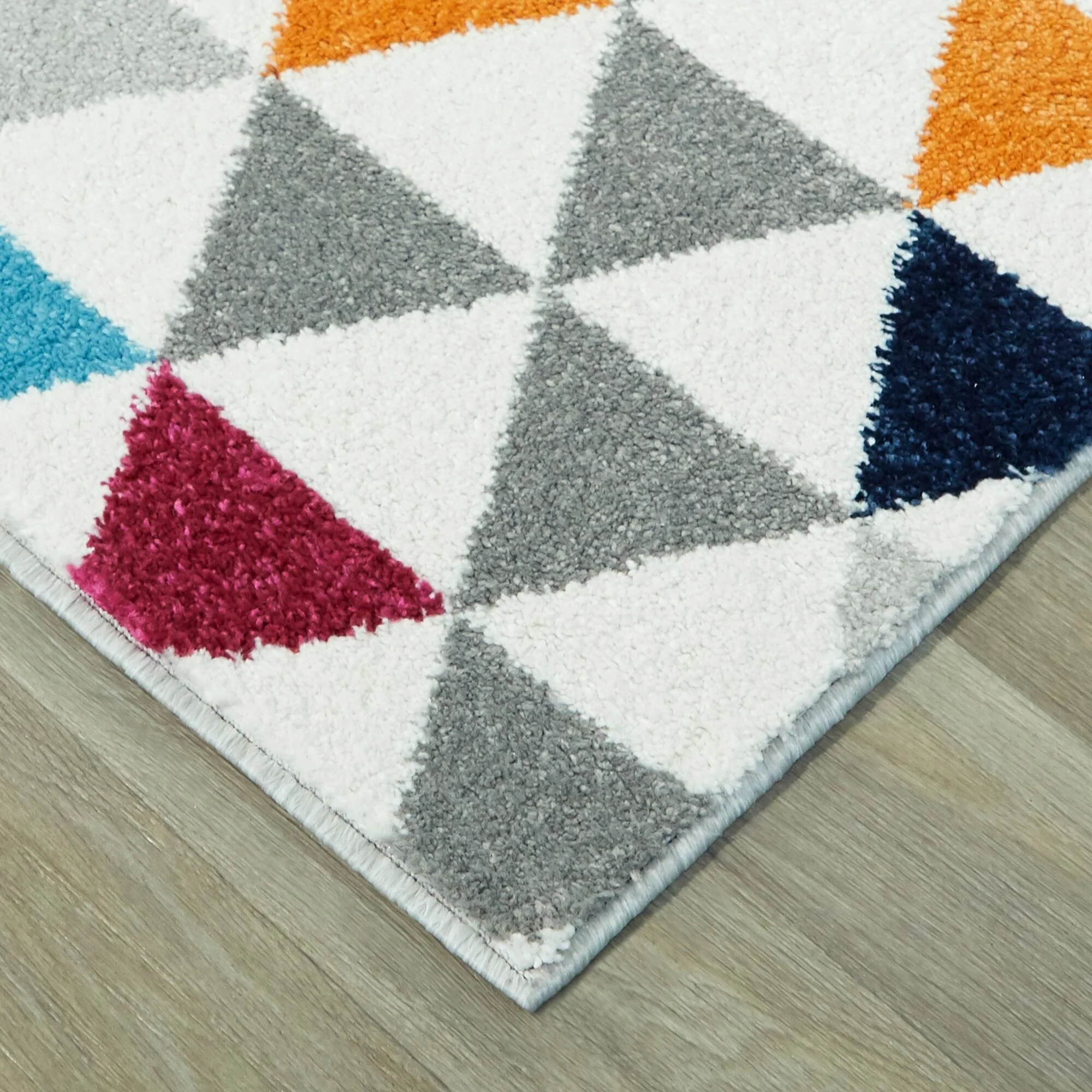 Balta Modern Triangles Multicolor 5 ft. x 7 ft. Geometric Area Rug
