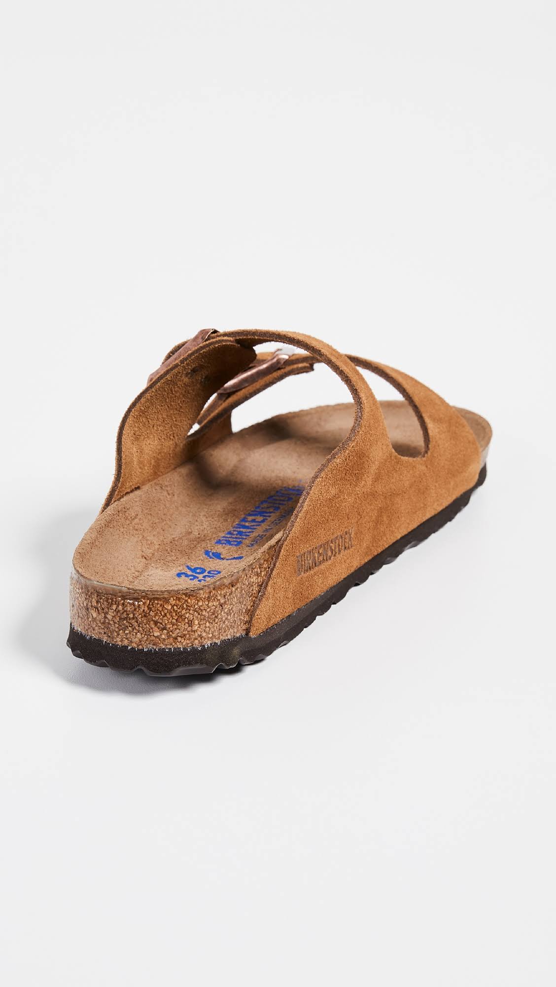 Birkenstock Arizona Soft Footbed (39 Narrow Mink Suede)