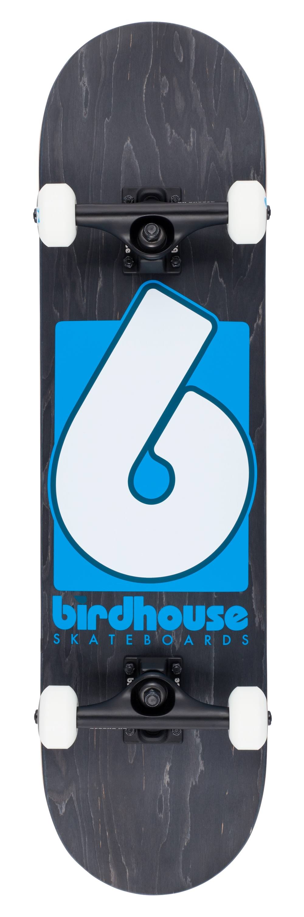 Birdhouse Stage 3 B Logo 8x22 Complete Skateboard - Black / Blue
