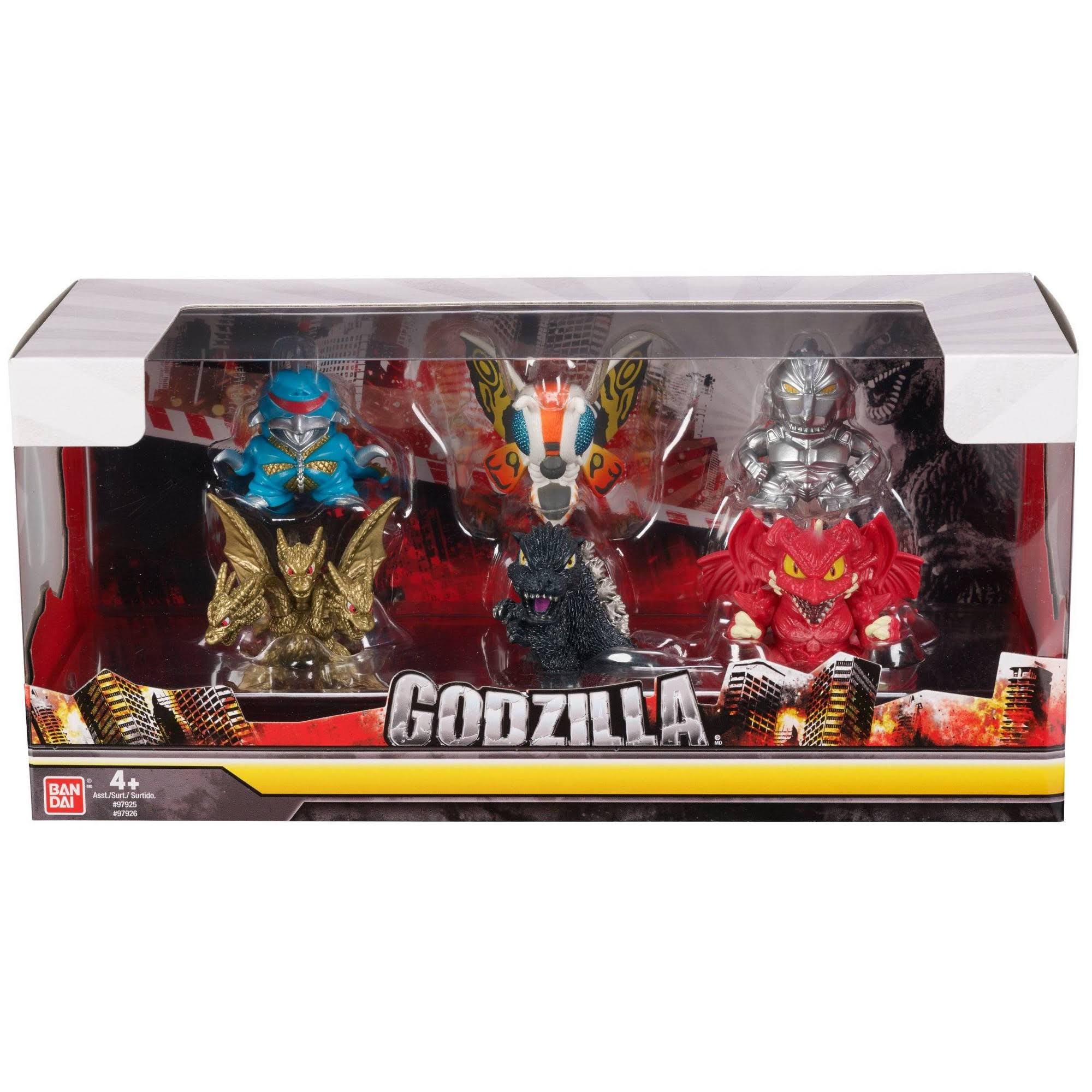 Godzilla Chibi Figure Diorama 6-Pack