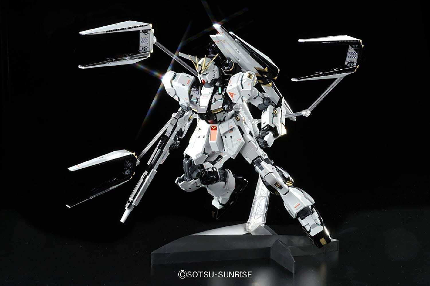 MG Nu Gundam Ka Ver Titanium Finish 1/100th Scale Action Figure
