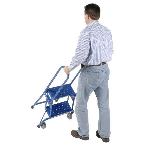 Ballymore 2 Step Lock-N-Stock Folding Ladder, Size: 10, Blue LS2247