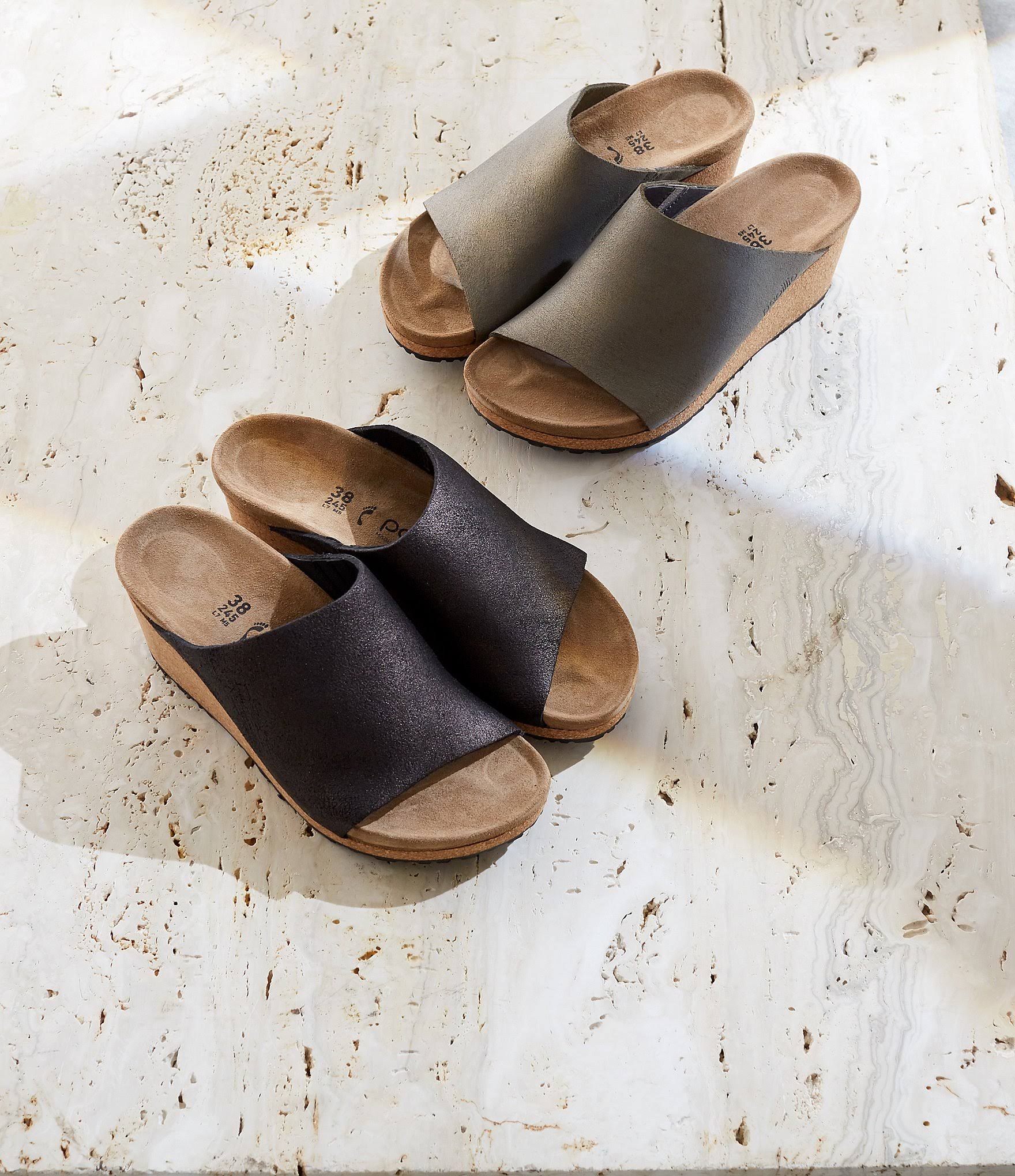 Birkenstock Namica Washed Rose Leather / 41 / Narrow