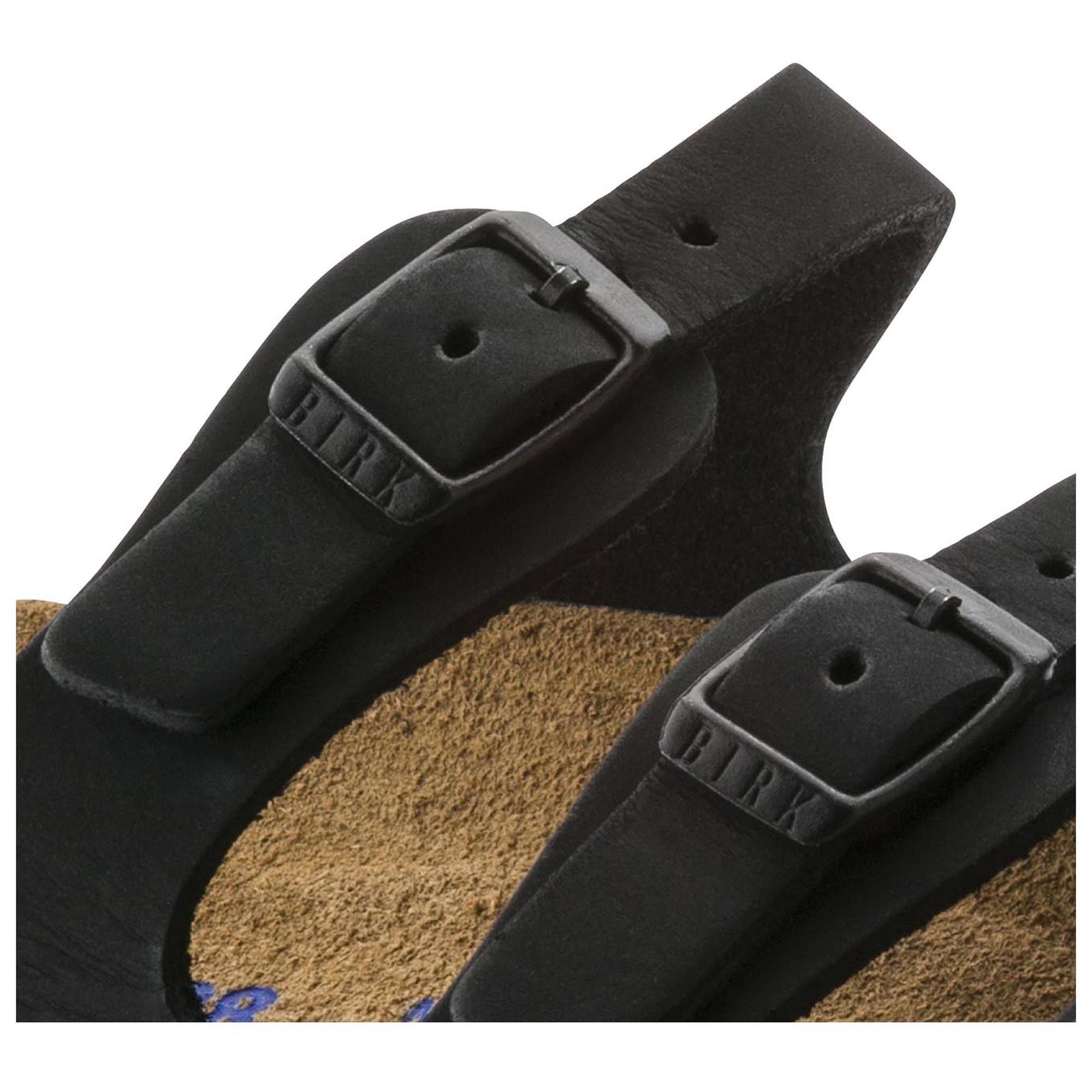 Birkenstock Women's Florida Soft Footbed (37 Black Nubuck)