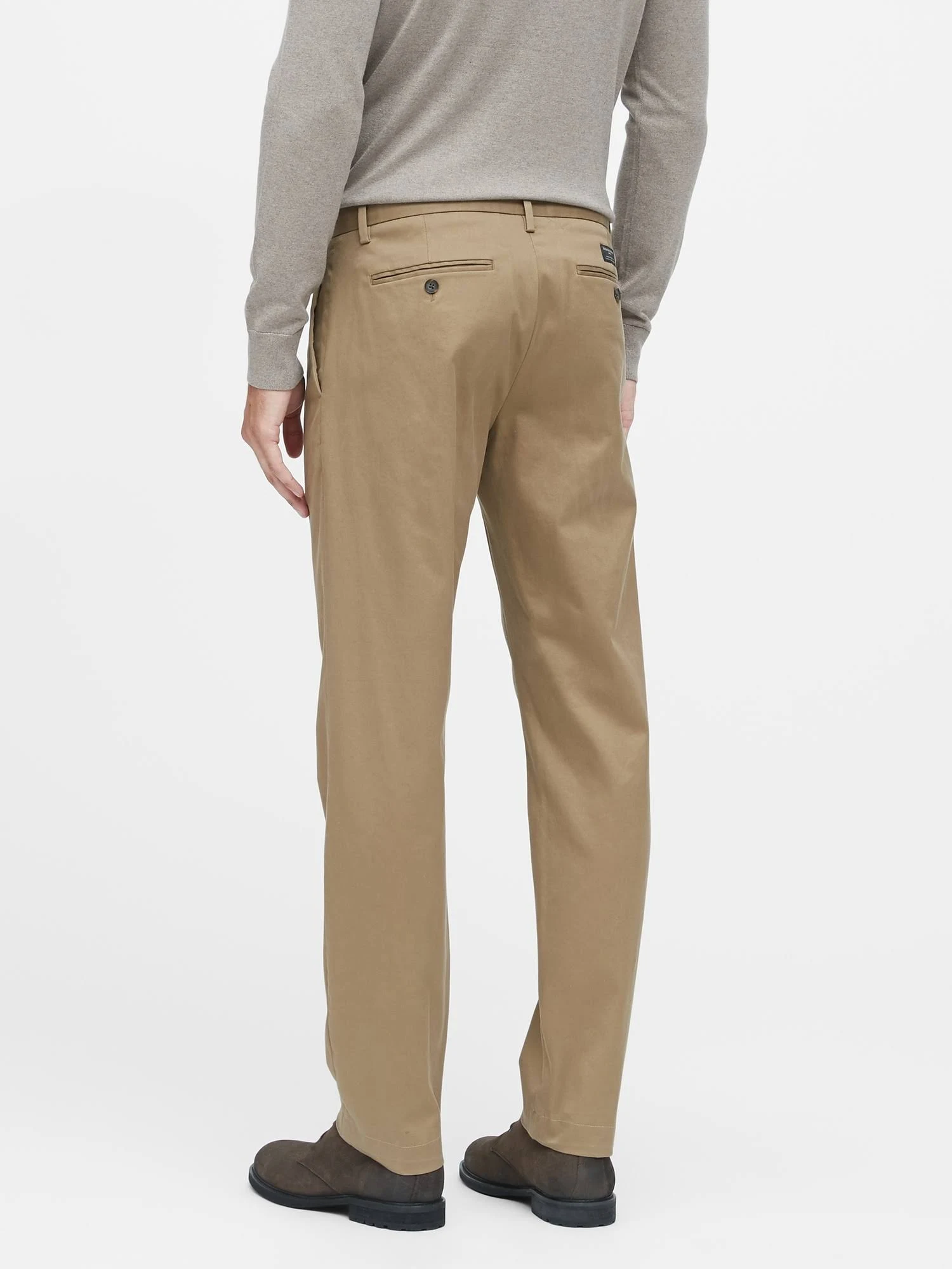 Banana Republic Men's Emerson Straight Rapid Movement Chino Pant Airforce Khaki Size 29W 30L