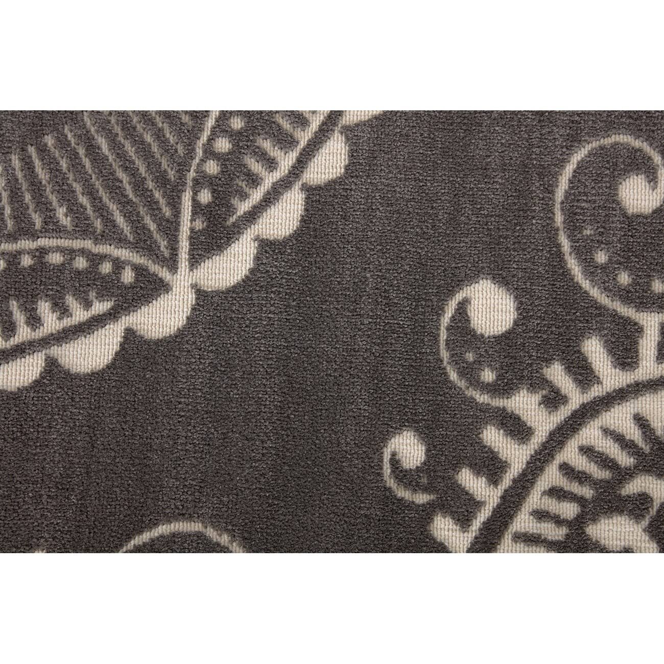 BALTA Meticulous Medallion Charcoal Grey - 5'3 x 7'6, Beige