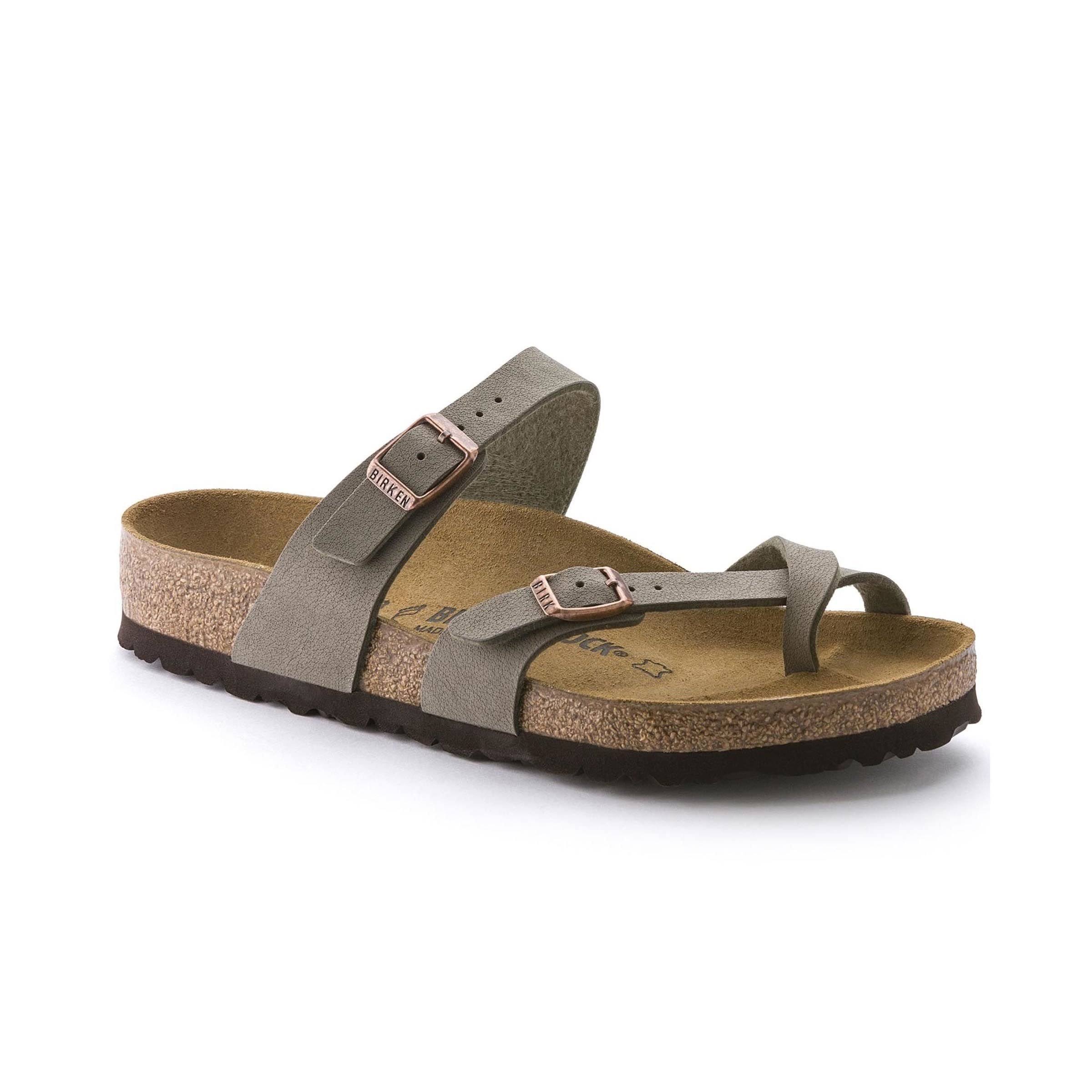 Birkenstock Women's Mayari (41 Stone Birkibuc)