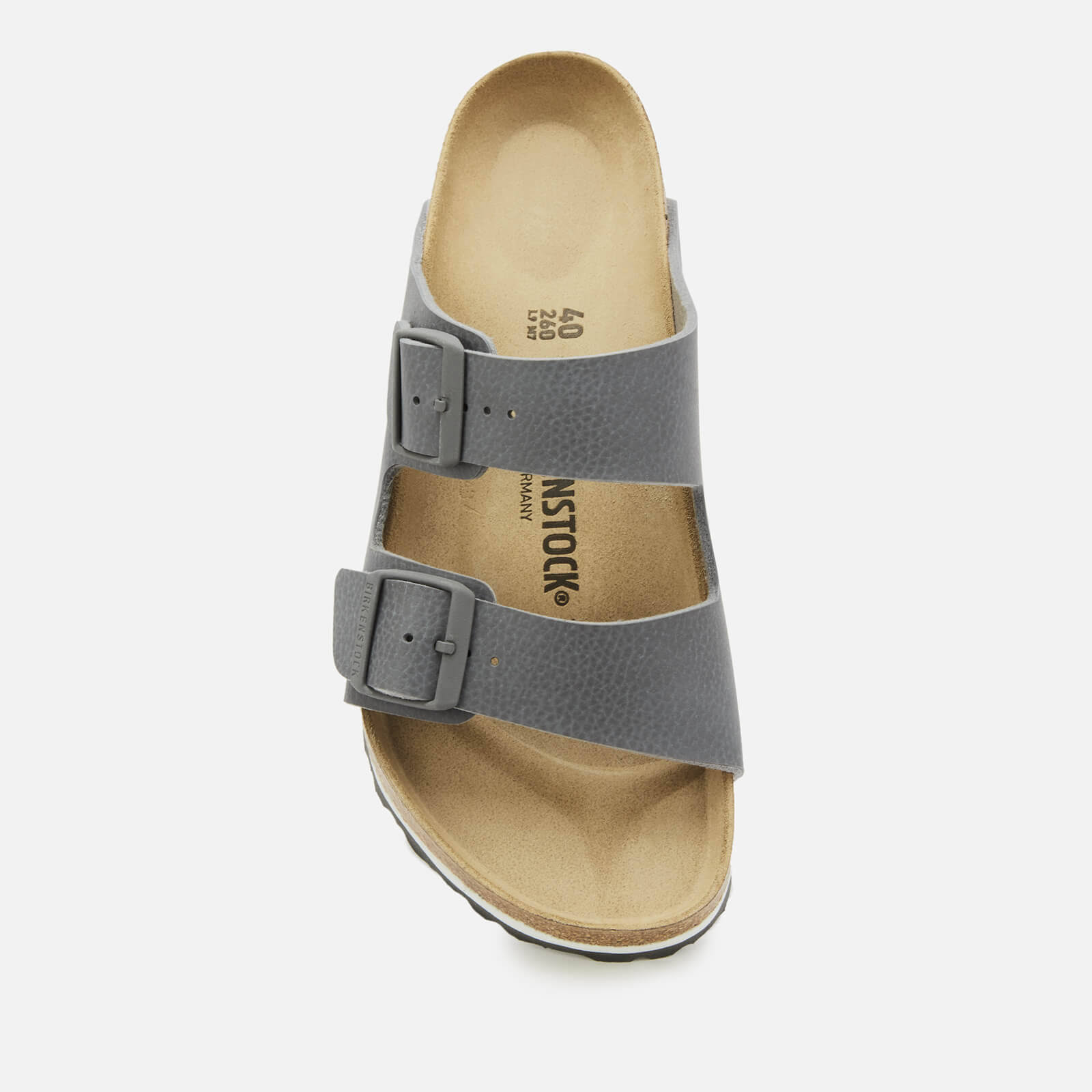 Birkenstock Arizona Birko Flor Regular Sandals - Desert Soil Gray