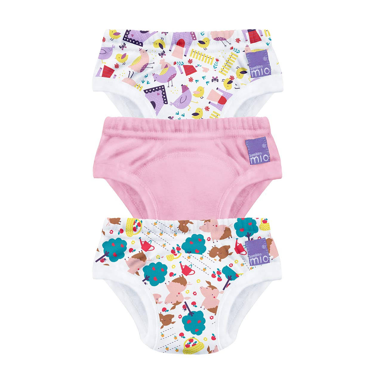 Bambino Mio Potty Training Pants, 3 Pack, Puddle Pigs / 2 - 3 Years