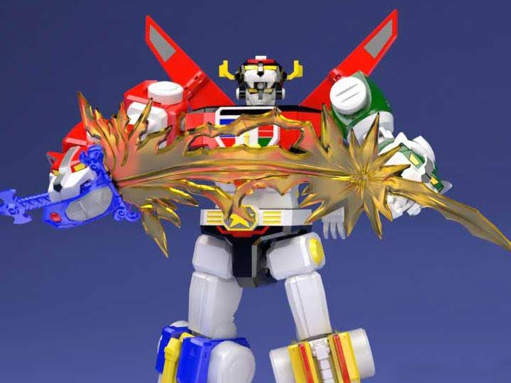 Voltron 2018 SDCC Exclusive Set Bandai Super Mini Pla Model Kit