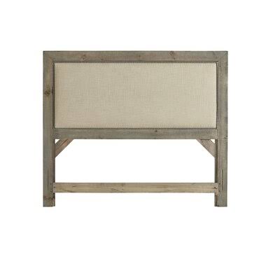 Lockridge Upholstered Solid Wood Panel Headboard Birch LANE? Size: King, Color: Weathered Gray