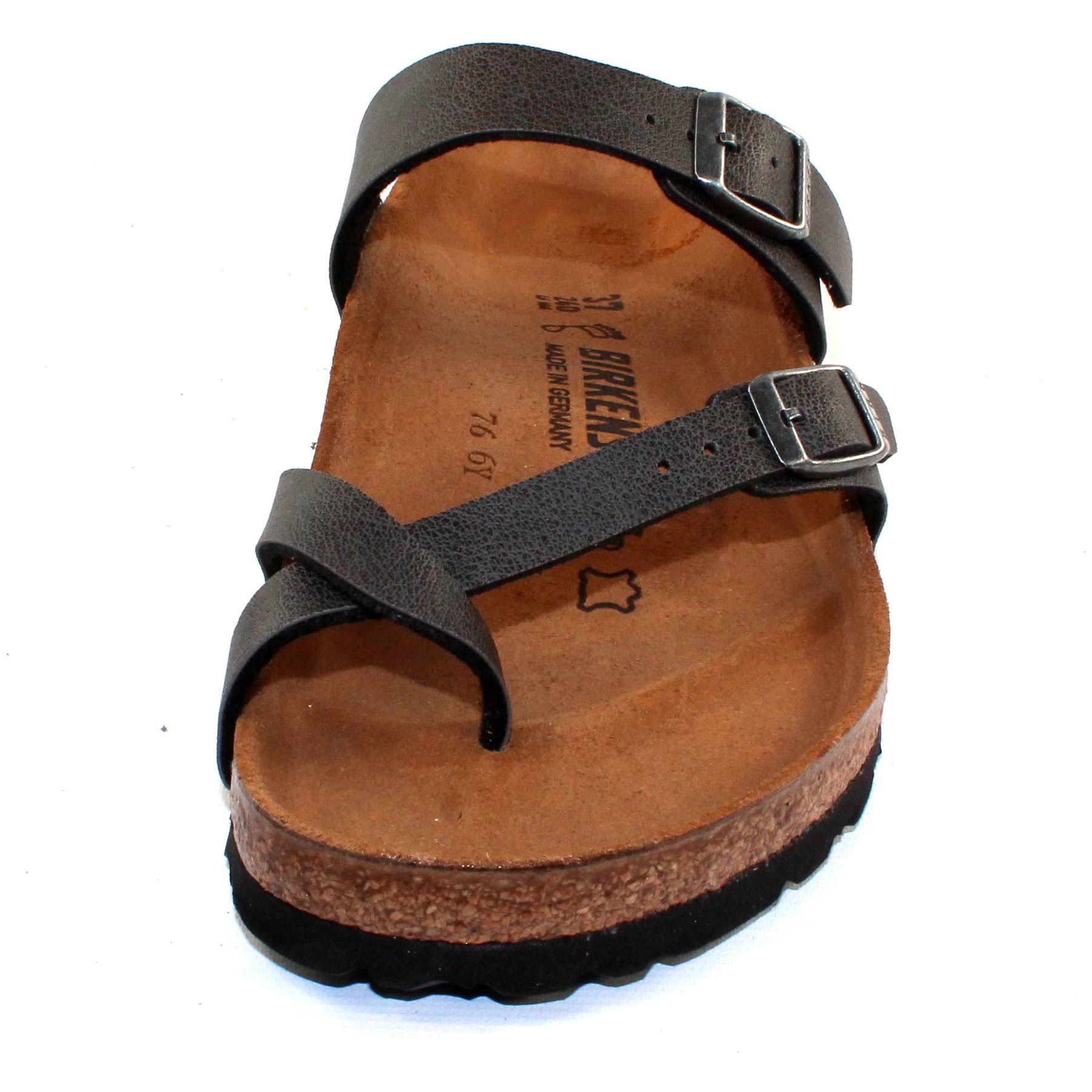 Birkenstock Women's Mayari Birko-Flor Pull Up Anthracite