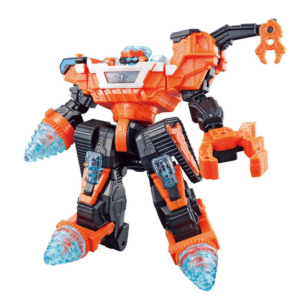 Bandai Shokugan Super Mini Pla Mashin Sentai Kiramager 03 Gigant Driller (Set of 6)