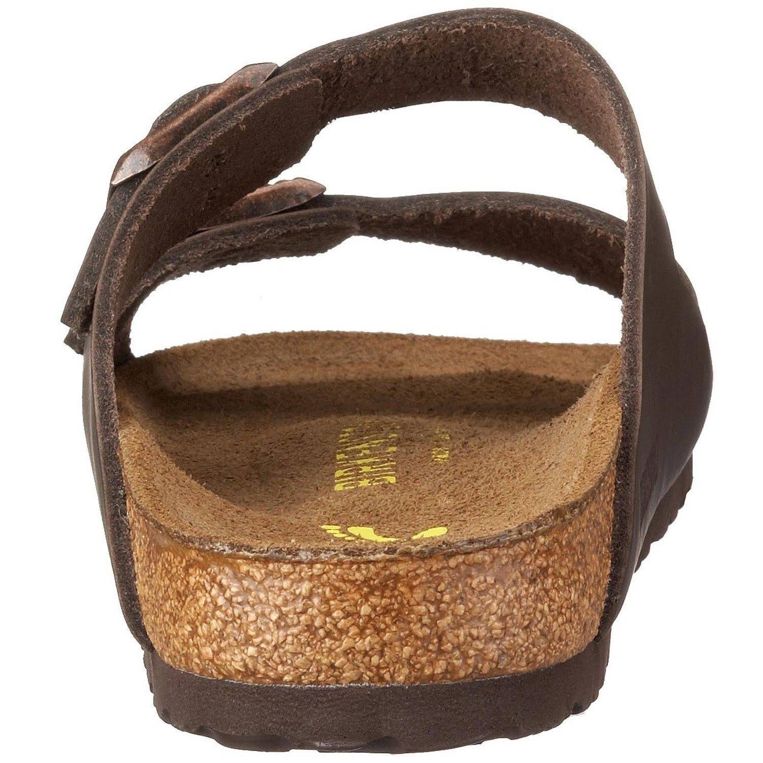 Birkenstock Leather Sandals Arizona Dark Brown / 44