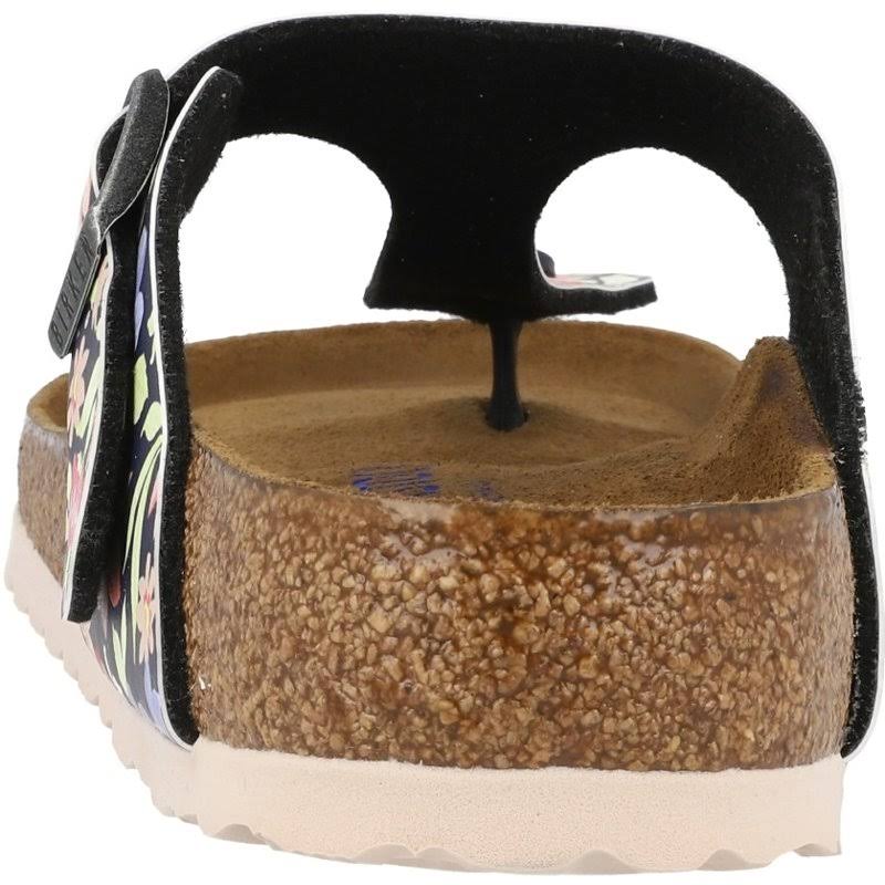 Birkenstock Gizeh Birko-Flor Supernatural Flowers Navy Thong Sandals