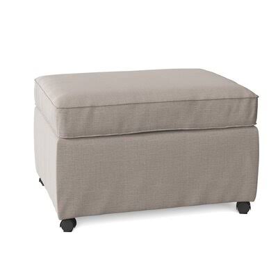 Birch Lane Manning 28x22 Rectangle Standard Ottoman Body Fabric: Sunbrella Meridian Wisteria