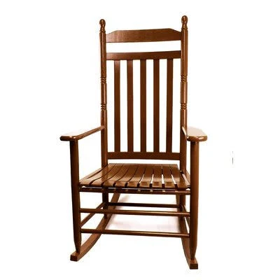 Ermera Rocking Chair Color: Woodleaf Hickory
