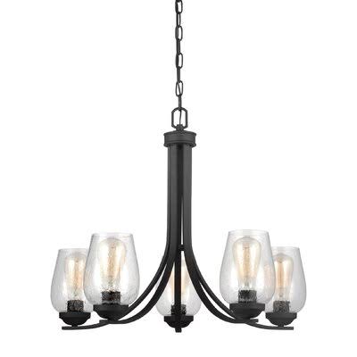 Fontes 5 - Light Shaded Classic / Traditional Chandelier Birch Lane