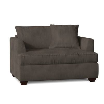 Karley 39x22 Armchair Birch Lane Body Fabric: Tina Charcoal