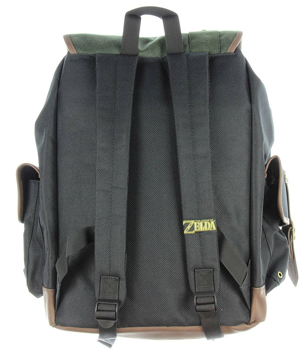 Nintendo Zelda Link Ruck Sack w/ Metal Badge and PU