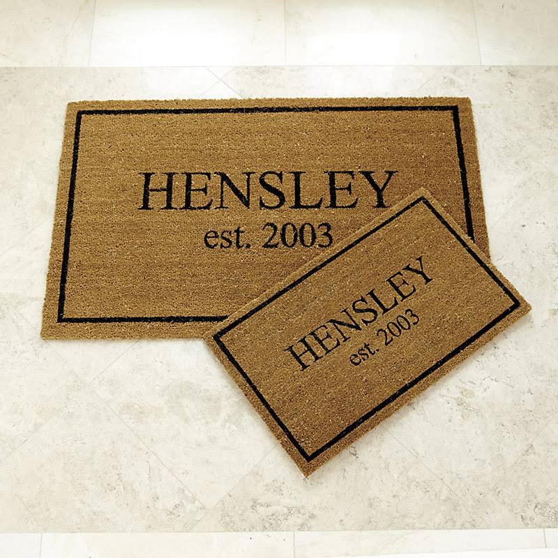 Personalized Estate Doormat Medium - Ballard Designs