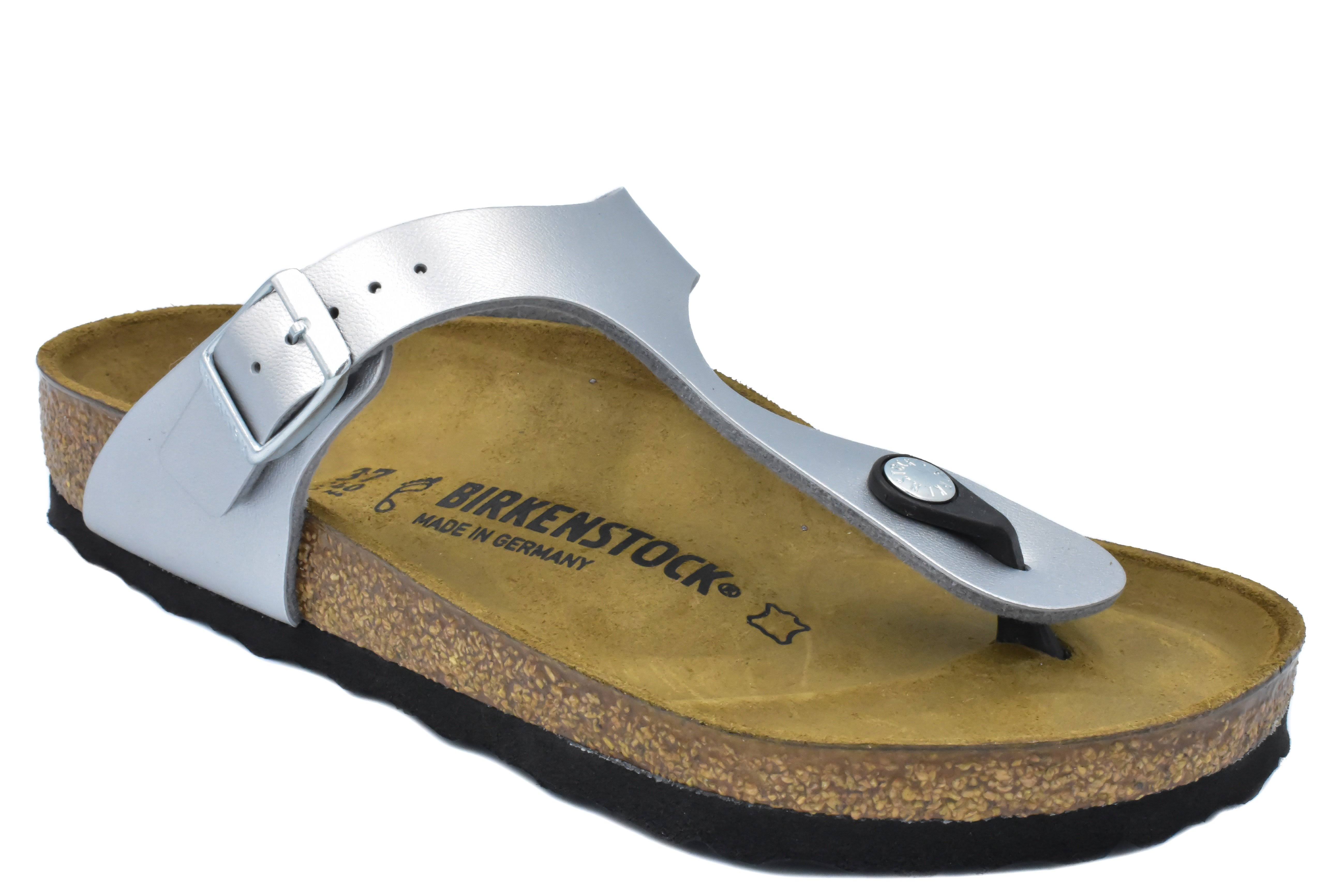 Birkenstock Sandals | Gizeh, Silver