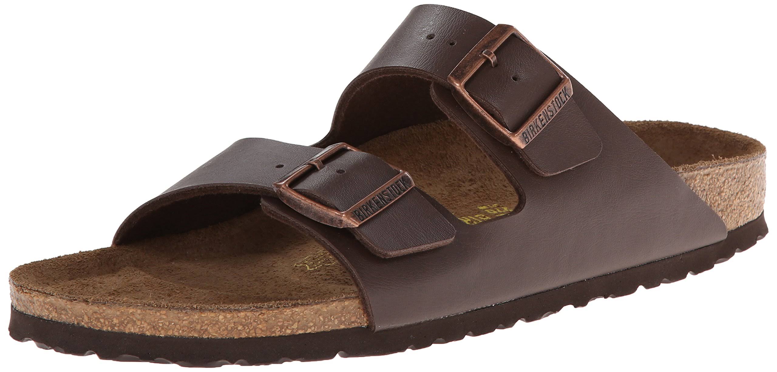 Birkenstock Arizona Birko Flor Sandals - Dark Brown