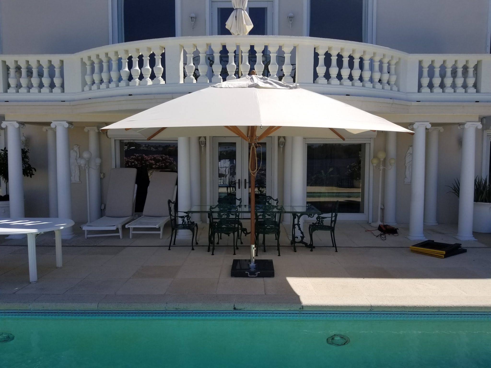 Bambrella Levante Rectangle Bamboo Umbrellas