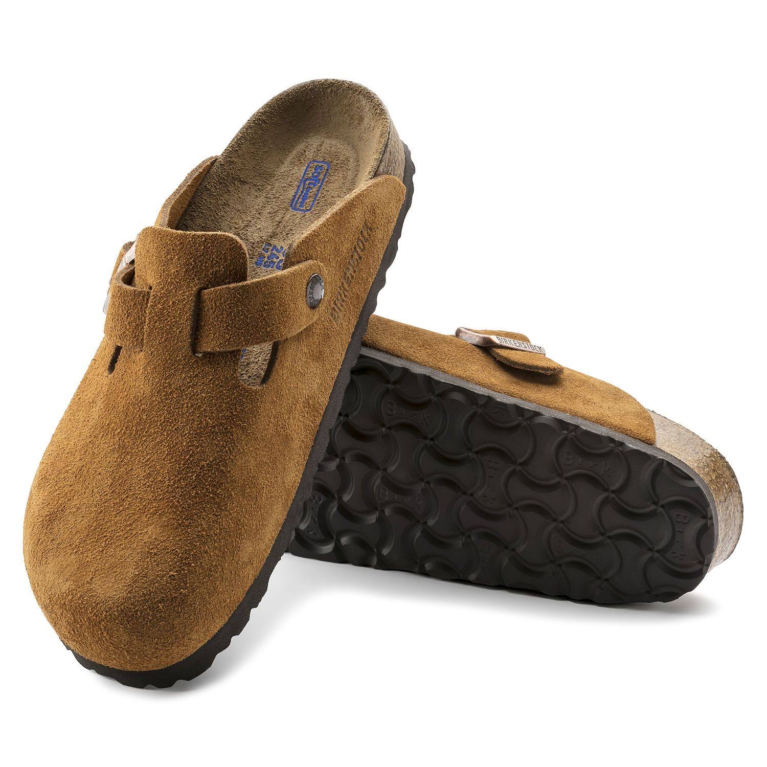 Birkenstock Boston Soft Footbed (42 Mink Suede)