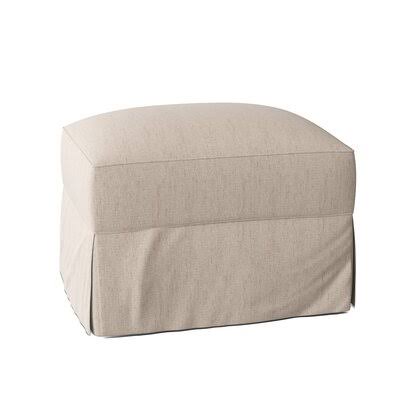 Birch Lane Young 29x22 Rectangle Standard Ottoman Body Fabric: Curious Pearl