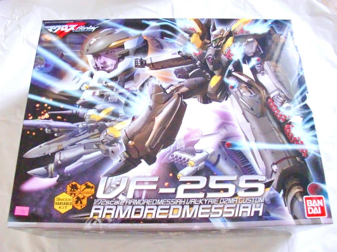 Bandai Macross VF-25S Armored Messiah Valkyrie Ozma Custom 1/72 Scale Model Kit