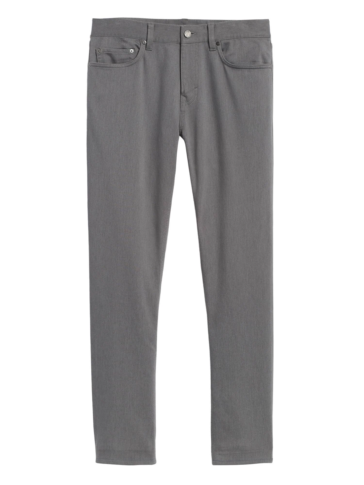 Banana Republic Men's Skinny Heathered Traveler Pant Smoke Gray Size 31W 32L