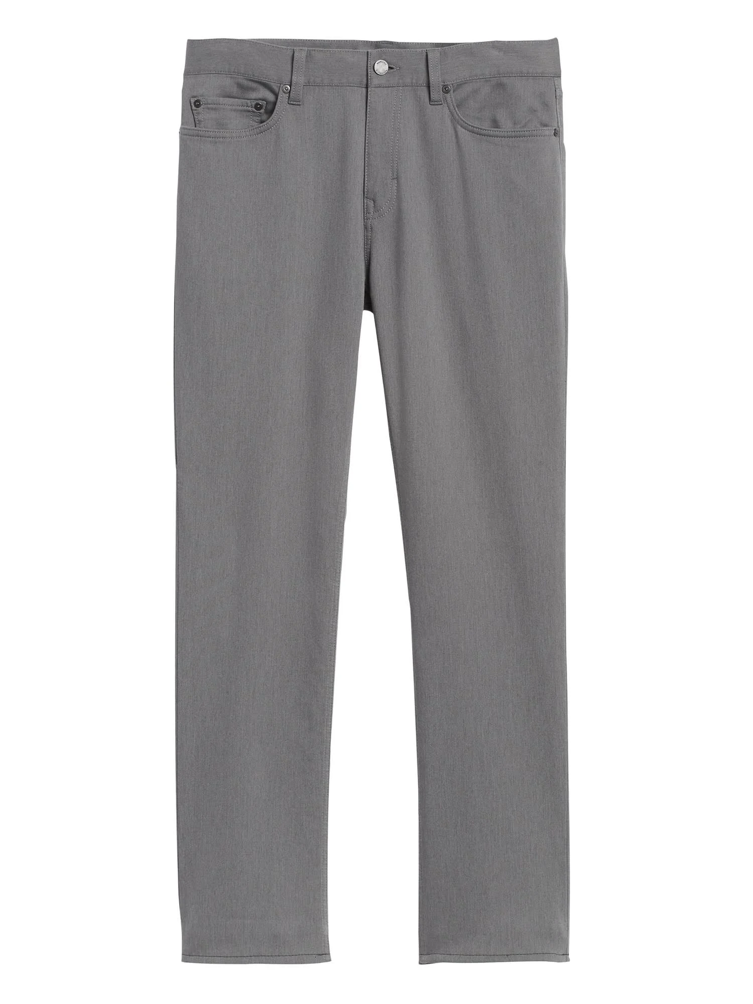 Banana Republic Men's Slim Heathered Traveler Pant Smoke Gray Size 33W 34L